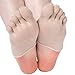 Fimage Women's Soft No-show Silk Five Toe Heelless Half Boat Socks Nude Onesize