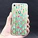 iPhone 7 Case,Eouine Green Plants Ultra Slim Premium TPU Case Gel Rubber Soft Skin Silicone Protective Back Cover for Apple iPhone 7, 3th Pattern Leaves