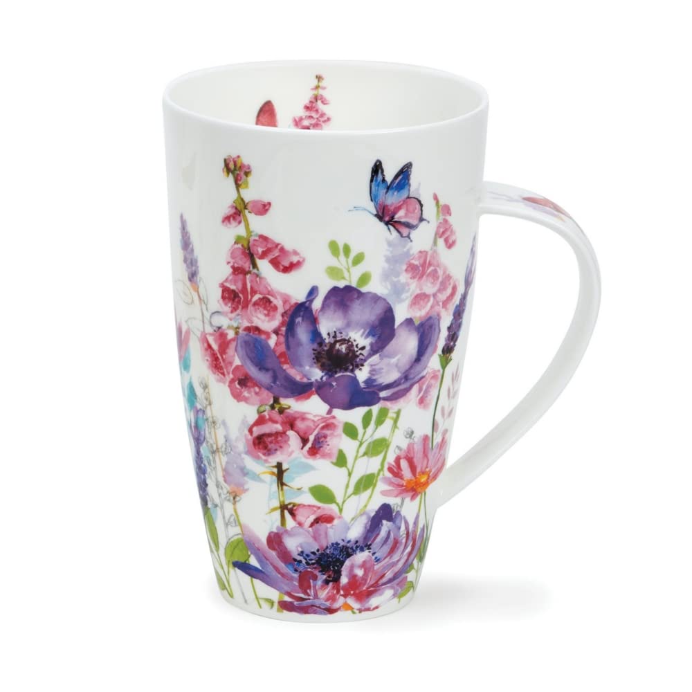 Dunoon Henley 0.6 Litre Fine Bone China Mug Meadow Breeze (Purple)