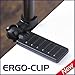 Ergoactives ErgoClip - Universal Crutch & Cane Holder, Black