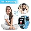 Kids-Smart-Watch-Smart-Watch-for-Kids-with-Phone-Call-Games-Music-Player-SOS-Calculator-Recorder-Alarm-Clock-1-GB-Micro-SD-includedKids-Watch-Gifts-for-Boys-Girls-3-12Y-BLUE Kids Smart Watch, 16 Games Smart Watch for Kids with SOS Call Music Player Camera Calculator Recorder Alarm Clock[Built…