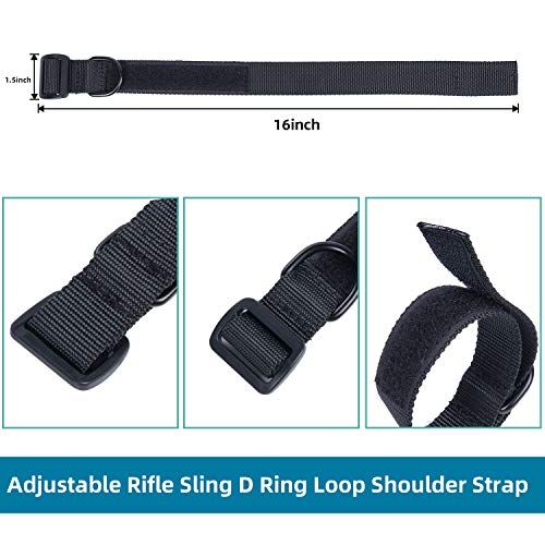 Two Point Rifle Sling, Length Adjustable Premium QD Tactical Strap, 2