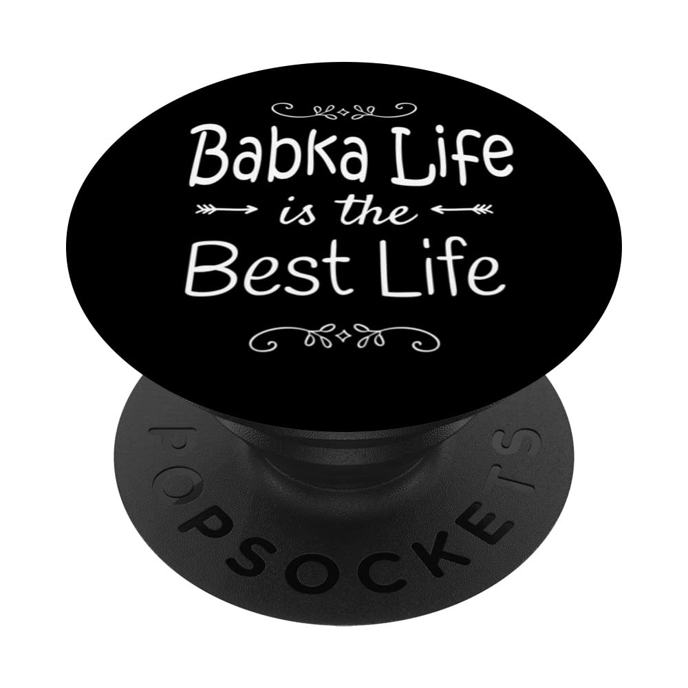 Babka Life Poland Polish Grandmother Grandma PopSockets Swappable PopGrip