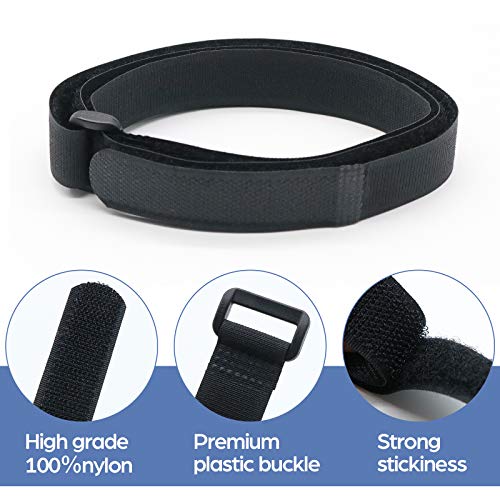 Velcro Straps, 12pcs Velcro Cable Ties Couch Straps, Velcro Strips