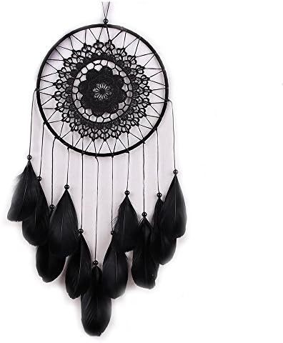 Karleksliv Black big circle black feather Dream Catchers native american indian gifts dreamcathcers MS6013