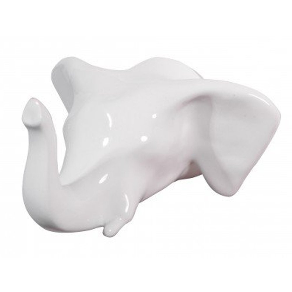 ZOO Elephant Coat Hook, White