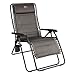 Timber Ridge Balsam Deluxe Zero Gravity Lounger Oversize Outdoor Recliner Chair, Grey