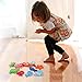 BESTOYARD Fishing Game Fishing Toy - 12 Different Wooden Fishes with Words, 2 Magnetic Rods and 2 Dices, Perfect Educational Game for Kids Toddlers