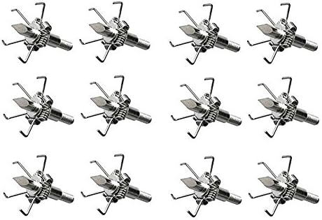100 Grain Archery Broadhead Field Tips Point for Small Game