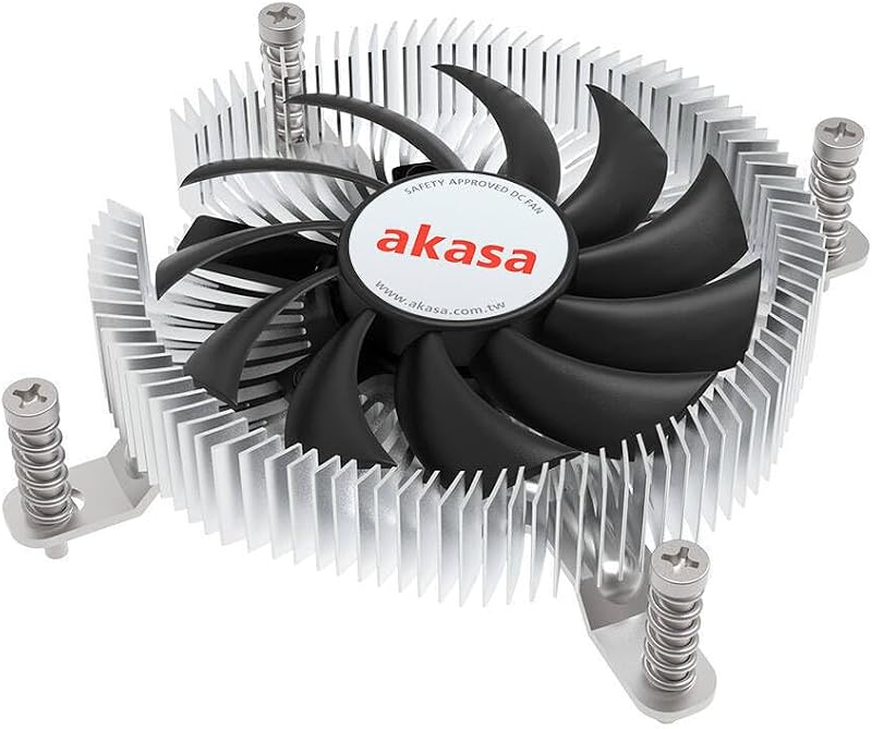 Akasa AK- Low Profile CPU Cooler Socket LGA 1700 21.8mm Height