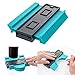 5 Inch Contour Gauge Duplicator Plastic Profile Copy Gauge Contour Gauge Duplicator Standard Wood Marking Tool Tiling Laminate Tiles General Tools (blue)