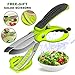 Salad Spinner Dryer, iLove Cooking Grips Salad Spinner with Vegetable Scissors - Large Capacity; BPA Free Certified; Easy Spin for Tastier Salads & Dishwasher Safe