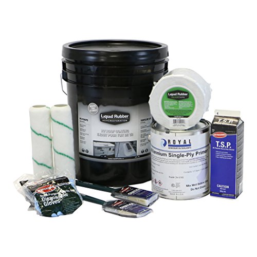 Buy Liquid Rubber RV Roof Coating/Sealant 5 Gallon Kit Brilliant