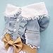SMALLLEE_LUCKY_STORE Fairy Denim Dog Dress for Dog Clothes Charming Cozy Dog Shirt Pet Dress L