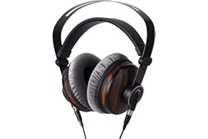 LOTORASIA lotoraia HiFi Music Studio Monitor Headphones - 50mm Drivers Unit and 3.5mm/6.35mm Jack, Wired Over Ear Headphones for Music, DJ Mixing, Audiophile and AMP Computer Recording