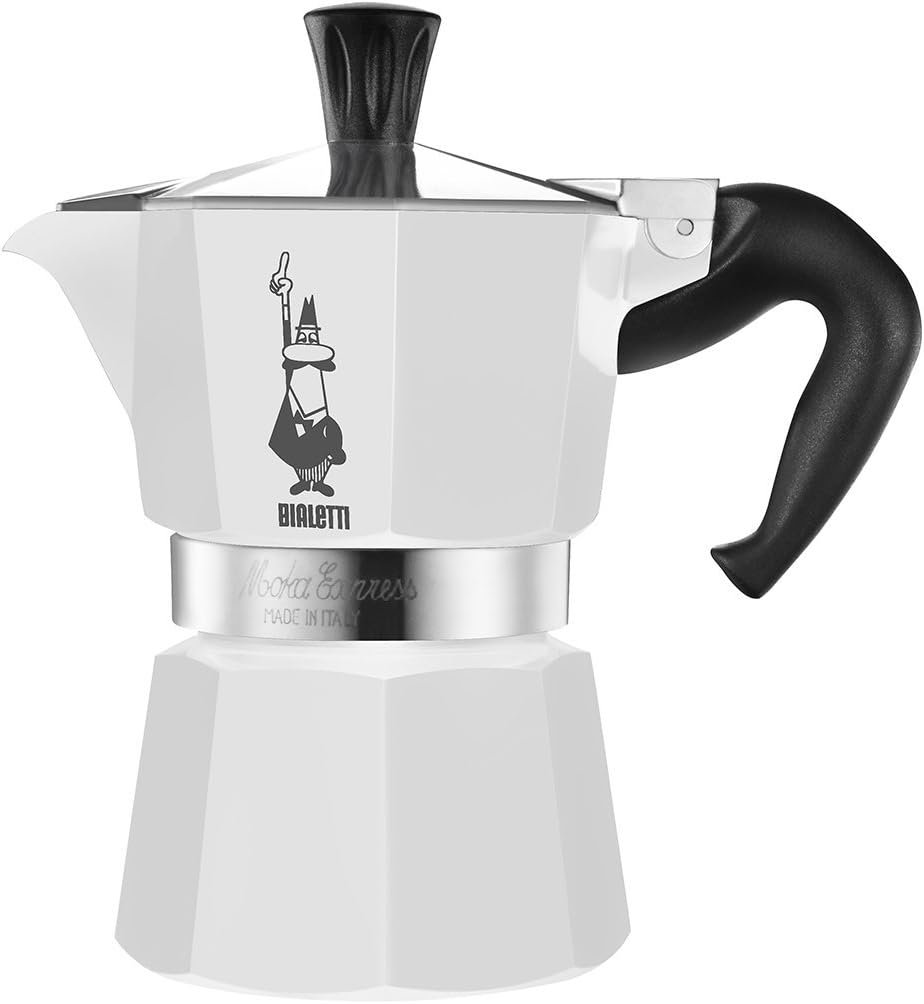 Bialetti 6 Cup Moka Express, White Amazon.co.uk Kitchen & Home
