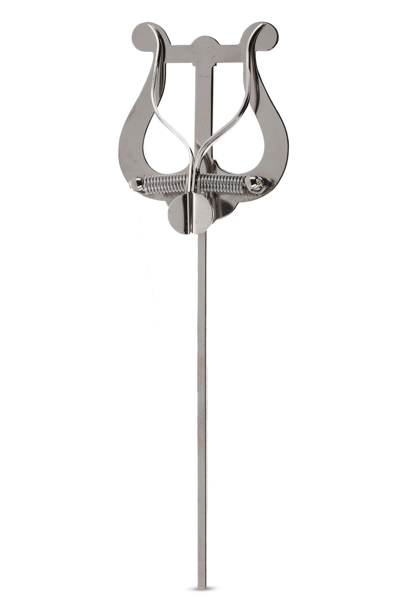 GEWA Marching Music Holder - Nickel Plated - Medium Lyra - 2 Pushers