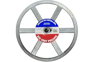 CHICAGO DIE CASTING Chicago Die Cast 1200A Single V-Groove Pulley 12" OD 3/4" Bore