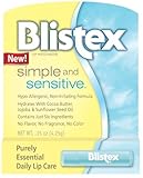 Blistex sencilla y Sensible Lip Moisturizer 0,15 oz (Pack of 1) 