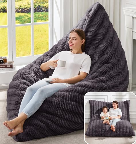 Adult Bean Bag Chair 3 in 1 Convertible Sofa