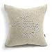 CoolDream 18 Inch Quote Words Square Decorative Cotton Linen Cushion Cover Throw Pillowcase