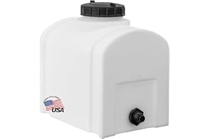 RomoTech 82123879 Polyethylene Domed Reservoir Water Tank, 8 gallon, Made In The USA Poly Tank For Water and Non-Flammable Liquids, Rust and Corrosion Proof