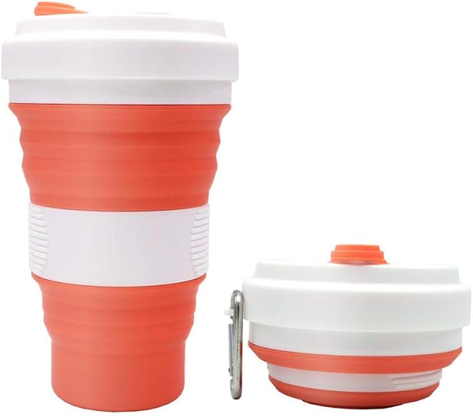Folding Water Cup, Silicone Coffee Cup, Outdoor Fitness