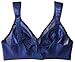 Playtex Women's 18 Hour Original Comfort Strap Wire Free Bra, Sailor Blue, 40DDD