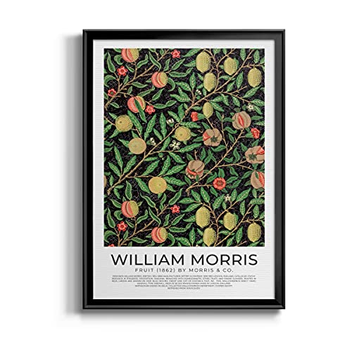 William Morris Wall Art Collection Décor Fruit pattern (1862) Premium Framed Mo…