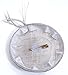 Womens Sinamay Fascinator Hat on Clip with Feather D-Grey