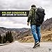 bago Waterproof Duffel Bag Backpack For Men & Women - 3 Way Duffel Backpack for Travel Camping Gear & Sports - Heavy Duty Travel Duffle Bag Backpack With Straps - Travel Backpack for Men (Black)