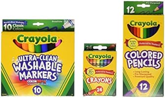 Crayola Back To School Supplies, Grades 3-5, Ages 7, 8, 9, 10 (Amazon Exclusive)
