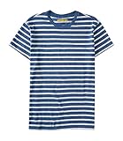 Aeropostale Men's Prince & Fox Feeder Stripe Tee Shirt M Midnight Blue
