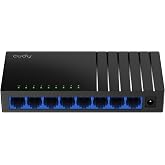Cudy 8 Port Gigabit Compact Unmanaged Ethernet Switch, GS108D | 8x GbE RJ45, 16 Gbps capacity, 170m Cat5e reach, loop prevention, IGMP snooping, 80.5g plastic silent, wall install