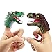 LITTLE SIENA 10pcs Realistic Dinosaur Finger Puppets Role Playing Toys Party Supplies Birthday Gift for Kids and Adults Great Party Favors