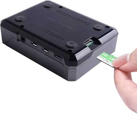 GeeekPi Argon NEO Caja de aluminio con enfriamiento pasivo, Raspberry Pi 4 caja con disipadores térmicos, Raspberry Pi 4 Carcasa de carcasa Disipación para Raspberry Pi 4B