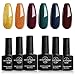 HTPARY Gel Nail Polish ~ 6pc Sets Nail Color (Bolds) Applying Double Coat Gel Polish #HTPARY #GelNailPolish #FoundItOnAmazon