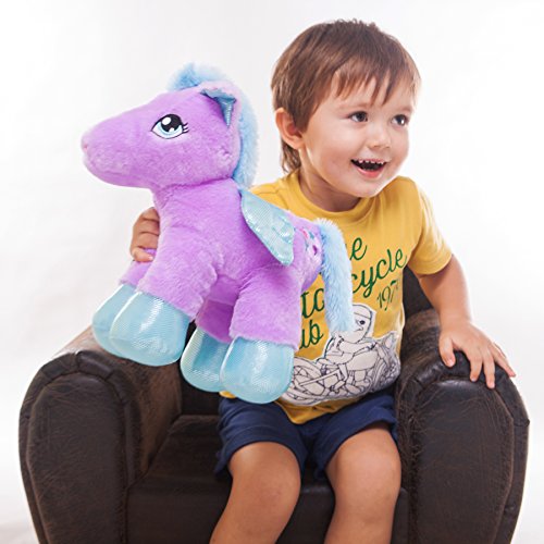 Bstaofy Light up Unicorn Stuffed Animal Glow Soft LED Pegasus Toys