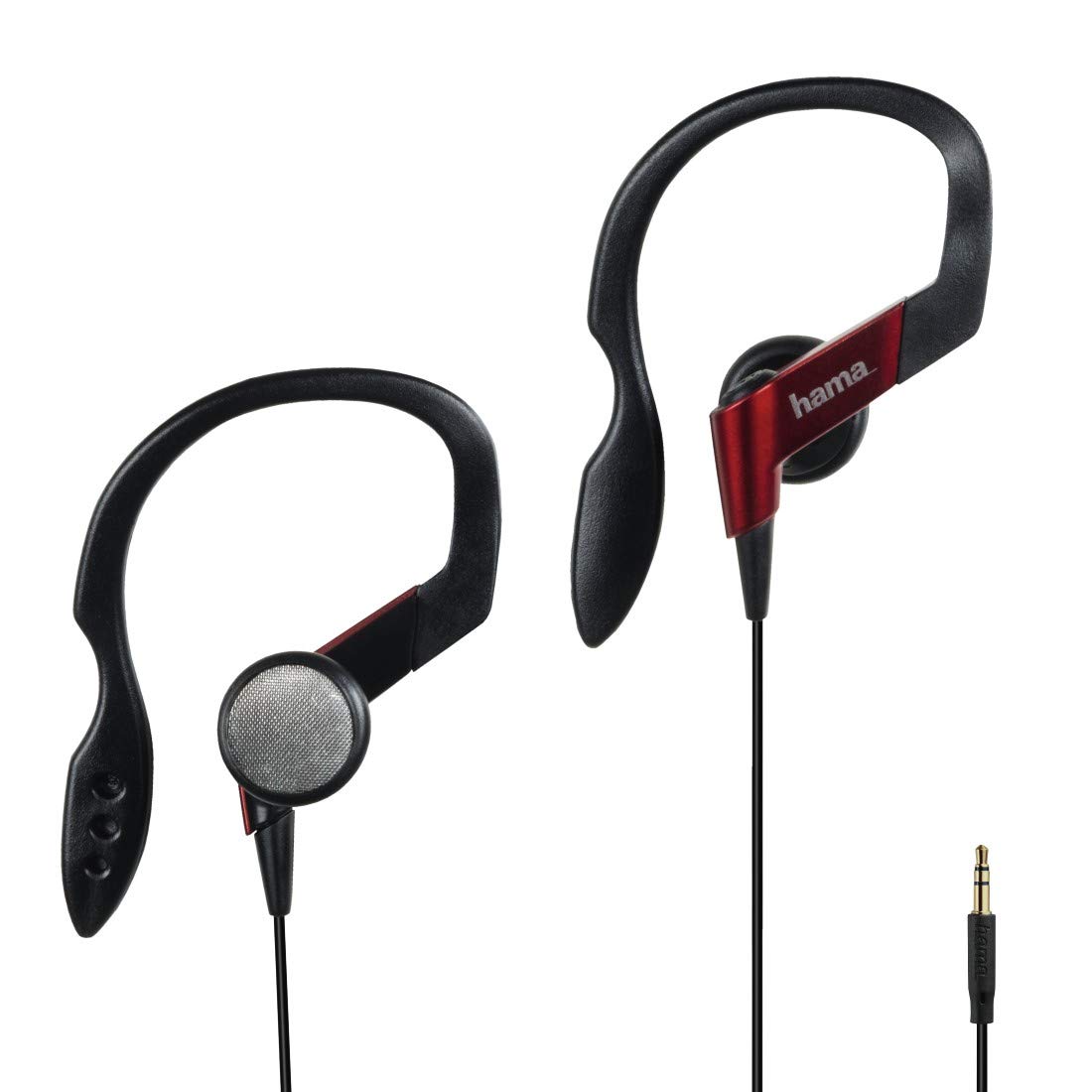 Hama | Red Sport Headphones, Frequency 20Hz-20kHz and 1.2 Metre Cable