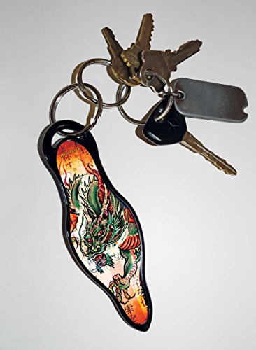 MUNIO Designer Self Defense Kubotan Keychain with Ebook (Dragon Legend) - Thumbnail 5