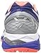 ASICS Women's Gel-Kayano 23 Lite-Show Running Shoe, Blue/Silver/Flash Coral, 8.5 M US