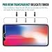 Zhicity iPhone X Screen Protector, 2 Pack iPhone X Tempered Glass, 3D Touch Anti-Scratch, Anti-Fingerprint, Bubble Free, Case Friendly, High Definition Hard Screen Glass for iPhone X