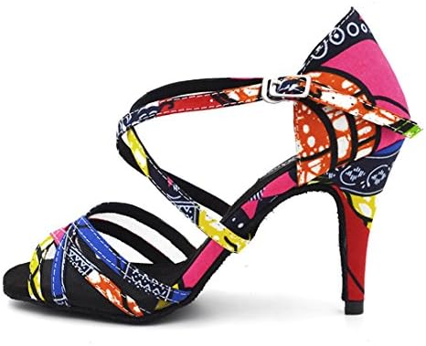 Ladies Popular Latin Salsa Dance Shoes High Heel Soft Dancing Shoes Latin Women Evk451