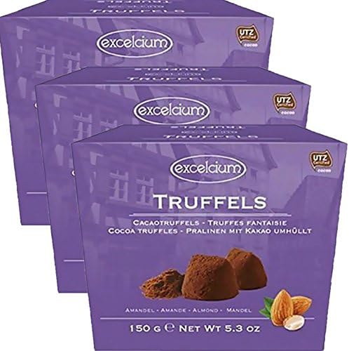 Chocmod Excelcium Cacao Truffels Almond Chocolate 150g (5.3oz) (3ea)
