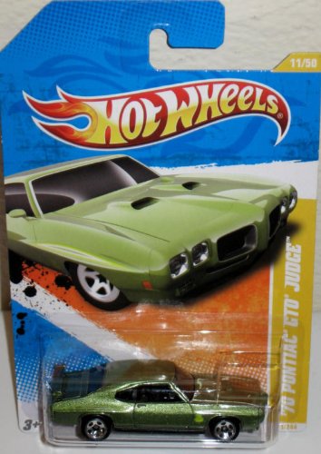 Hot Wheels 2011 New Models Green 1970 Pontiac GTO Judge
