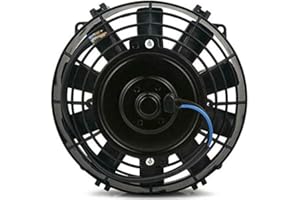 American Volt Upgraded 90 Watt Motor 12 Volt Electric Auto Engine Radiator Cooling Fan High Performance Thermo Trans Oil Cooler Best CFM (7" Inch, Single Fan)