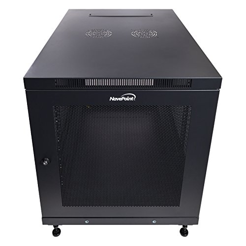 NavePoint 12U Rack Enclosure Server Cabinet, Mid Depth 33