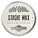 Wild Willie's Mustache Wax Original - The Only Hard Wax with 7 Natural Organic Ingredients for All Day Hold While Treating Your Mustache at the Same Time. Every Batch Made By Hand in the USA. .5oz