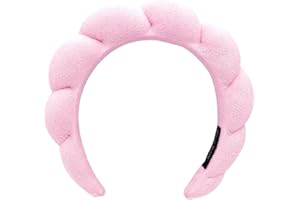 HitModa Spa Terry Cloth Headbands - Versatile for Face Washing, Makeup Application, Facial Treatments, and Mask Wearing