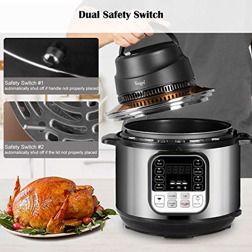 Air Fryer Lid Pressure Cooker Lid Air Fryer Transformer, Turn your